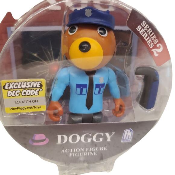 PIGGY Doggy Action Figure 3.5 Buildable Toy Series 2 Includes DLC Code Police - Picture 2 of 7